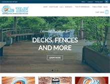 Tablet Screenshot of onetimewood.com